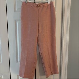 Alfred Dunner Blush Wide Leg Pants
